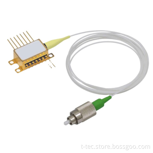1596.8nm 10mW DFB Laser Electronic Components with PM Fiber FC/PC Connector
